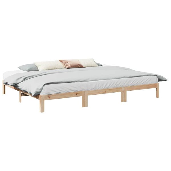 VidaXL Cadre de lit familial sans matelas 240x200cm bois massif de pin