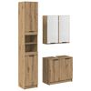 vidaXL Ensemble de Meubles de Salle de Bain 3 pc Ch&ecirc;ne artisanal