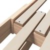 vidaXL Cadre de lit Marron 80 x 200 cm Bois d'ing&eacute;nierie