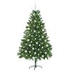 vidaXL Sapin de No&euml;l avec 300 LED avec support Vert 180 cm PE