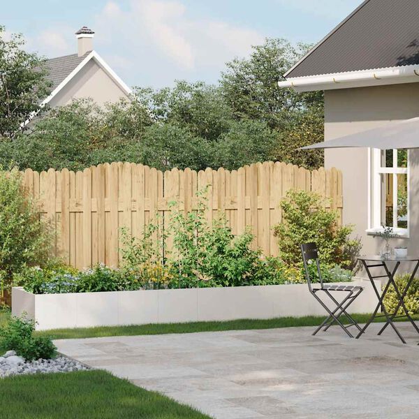 vidaXL Jardini&egrave;re 360x80x40 cm acier inoxydable