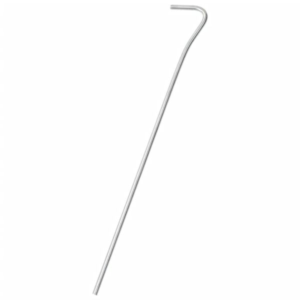 vidaXL Piquets de tente 25 pcs 23 cm &Oslash;4 mm acier galvanis&eacute;