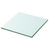 vidaXL Panneau pour &eacute;tag&egrave;re Verre transparent 20 x 20 cm