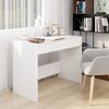 vidaXL Bureau Blanc 101x50x76,5 cm Agglom&eacute;r&eacute;