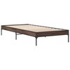 vidaXL Cadre de lit sans matelas ch&ecirc;ne marron 90x190 cm