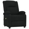 vidaXL Fauteuil &eacute;lectrique de massage Noir Tissu