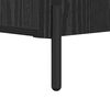 vidaXL Buffet Ch&ecirc;ne noir 69,5 x 34 x 90 cm Bois d'ing&eacute;nierie