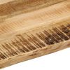 vidaXL Dessus de table bord vivant 60x60x3,8 cm bois de manguier brut