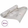 vidaXL Papier peint 3D motif de fleur gris 10x0,53 m non tiss&eacute;