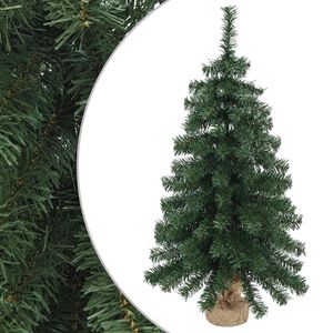 vidaXL Mini arbre de No&euml;l 45 cm PVC Vert
