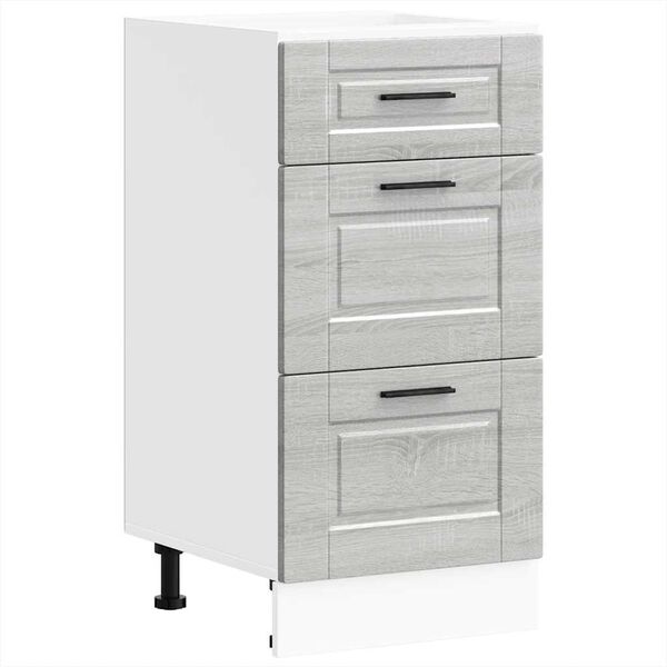 vidaXL Armoire de cuisine Porto sonoma gris bois d'ing&eacute;nierie