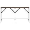 vidaXL Table console ch&ecirc;ne marron 140x29x75 cm bois d'ing&eacute;nierie