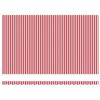 vidaXL Auvent R&eacute;tractable Rouge et Blanc 500 &times; 350 cm Tissu et acier
