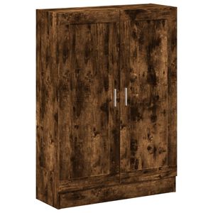 vidaXL Biblioth&egrave;que ch&ecirc;ne fum&eacute; 82,5x30,5x115 cm bois d'ing&eacute;nierie