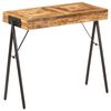 vidaXL Table console Bois de manguier massif 80x40x75 cm