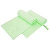 vidaXL Serviettes de sport 2 pc Vert 200 x 100 cm