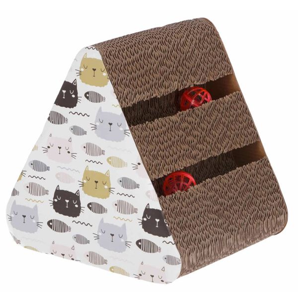 Kerbl Planche &agrave; griffer pour chat Boon 22 x 26 x 26 cm Marron