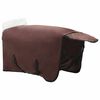 vidaXL Couverture &Eacute;quine Brun Fonc&eacute; Complet 85 cm Fleece polaire
