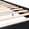 vidaXL Cadre de lit sans matelas noir 100x200 cm