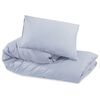 vidaXL Ensemble de housse de couette Gris 140x200 cm Coton
