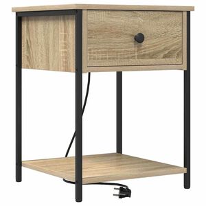 vidaXL Cabinet de chevet Ch&ecirc;ne Sonoma 42 x 41 x 56 cm
