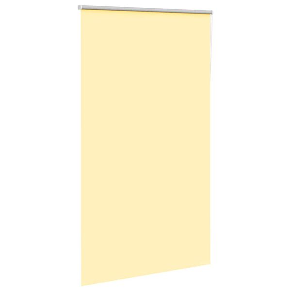 vidaXL Store enrouleur occultant jaune largeur du tissu 121,6 cm