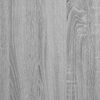 vidaXL Bureau Sonoma gris 90x45x76 cm Bois d'ingénierie