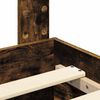 vidaXL Cadre de lit Ch&ecirc;ne fum&eacute; 200 x 200 cm Bois d'ing&eacute;nierie