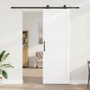 vidaXL Porte coulissante ORKDAL Blanc 83 x 232 cm Pin massif