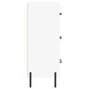 vidaXL Buffet blanc 34,5x34x90 cm bois d'ingénierie