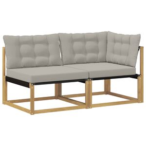 vidaXL Unit&eacute; de canap&eacute; sectionnel Blanc 162,5 x 83 x 73 cm