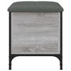 vidaXL Banc de rangement sonoma gris 42x42x45 cm bois d'ing&eacute;nierie