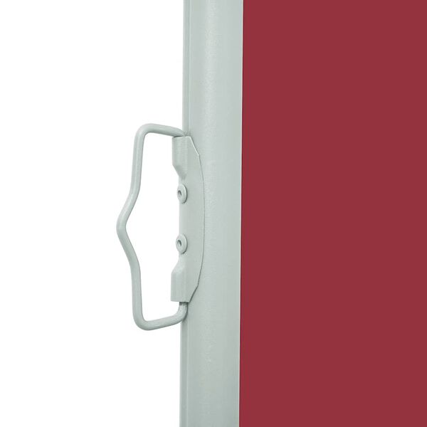 vidaXL Auvent latéral rétractable de patio 100x500 cm Rouge