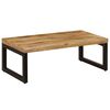vidaXL Table basse 100x50x35 cm Bois de manguier solide et acier