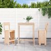 vidaXL Ensemble de bar de jardin 3 pcs bois de pin massif