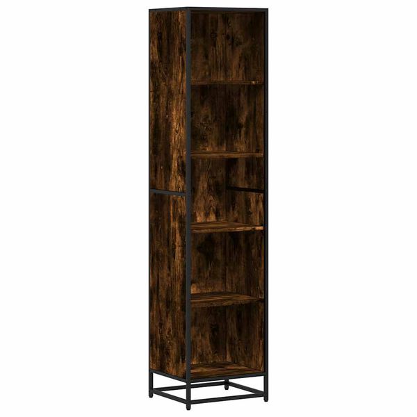 vidaXL Biblioth&egrave;que ch&ecirc;ne fum&eacute; 40x35x170,5 cm bois d'ing&eacute;nierie