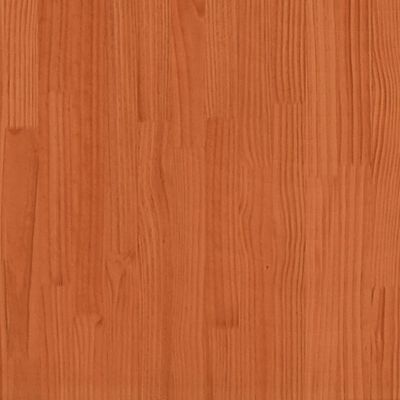 vidaXL Lit pour personne âgée cire marron 120x190cm bois de pin massif