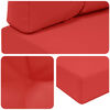 vidaXL Coussin de canap&eacute; d'ext&eacute;rieur 2 pcs Rouge Polyester