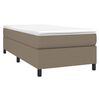 vidaXL Cadre de lit taupe 90x190 cm tissu