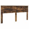 vidaXL Lit de Rangement Ch&ecirc;ne fum&eacute; 200 x 200 cm Bois d'ing&eacute;nierie