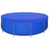 vidaXL Couverture de piscine PE Ronde 460 cm 90 g/m&sup2;