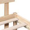 vidaXL Cadre de lit Marron 75 x 190 cm Bois de pin massif
