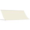 vidaXL Auvent r&eacute;tractable cr&egrave;me 350x150 m tissu et acier