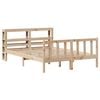vidaXL Cadre de lit sans matelas 140x190 cm bois de pin massif