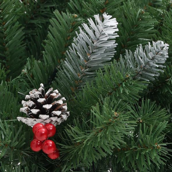 vidaXL Sapin de No&euml;l artificiel d'all&eacute;e Vert 40 cm PVC