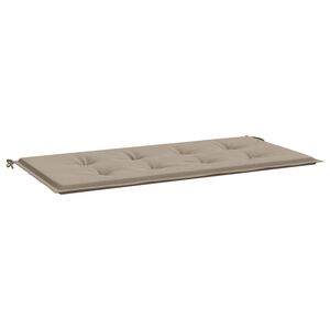 vidaXL Coussin de banc de jardin taupe 100x50x3 cm tissu oxford