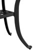 vidaXL Table de jardin noir 53x53x53 cm aluminium coul&eacute;