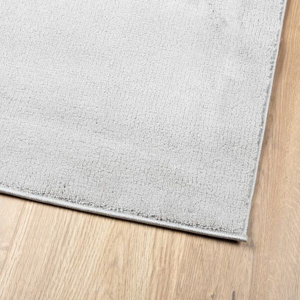 vidaXL Tapis OVIEDO &agrave; poils courts gris 60x110 cm