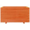 vidaXL Jardinière cire marron 90x60x49,5 cm bois de pin massif