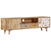 vidaXL Meuble TV 140x30x40 cm Bois de manguier massif